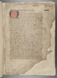 Transcription, en trois mains, des œuvres philosophiques de Marcus Tullius Cicero apparemment tirées de l