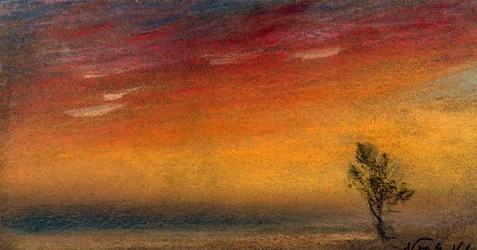 Crépuscule causé par l