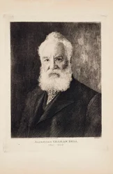 Alexander Graham Bell, inventeur et pionnier du téléphone d