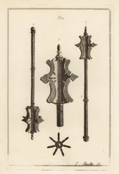 Ancienne masse de fer dans la collection de Gustavus Brander