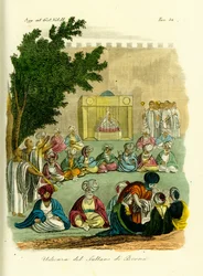 Audience avec le Sultan de Bornu