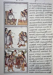 Société aztèque, Livre IV du Codex florentin, Version bilingue en espagnol et nahuatl, Histoire générale des choses de la Nouvelle-Espagne (Historia general de las cosas de Nueva Espana), Civilisation aztèque