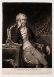 Benjamin Thompson, Comte Rumford, administrateur américain, vers 1810