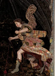 Ange rebondissant - Sculpture, art baroque