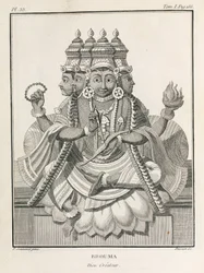 Brahma, le dieu créateur hindou