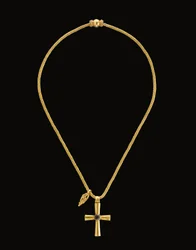 Croix en or et verre byzantine, c.5e-7e siècle