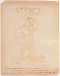 Dessin général des horloges de l
