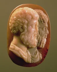 Camée représentant Marc Aurèle et Lucius Verus