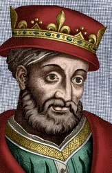 Caribert Ier (521-567) Roi de Paris de 561 à 567 (mérovingien), fils de Clotaire Ier