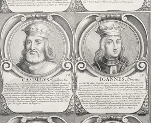Casimir IV Jagellon, et Jan I Olbracht, no. 38 et 39 de 
