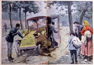 Panne de voiture de Clemenceau dans le sud de la France