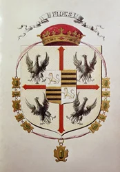 Blason de la famille Gonzaga (gravure)