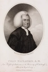 Colin MacLaurin, mathématicien et physicien écossais, vers 1740