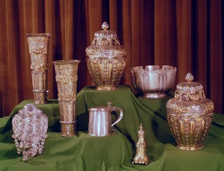 Collection de pièces en argent et en vermeil, avant le XVIIe siècle