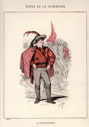 Commune de Paris : costume de LE GARIBALDIEN dans « Les Communeux »