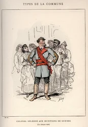 Commune de Paris : costume de COLONEL DÉLÉGUÉ AUX AMBITIONS DE GUERRE (18) dans « Les Communeux »