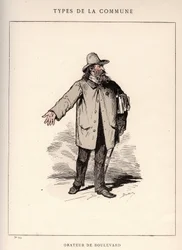 Commune de Paris : costume de ORANER DE Boulevard (24) dans « Les Communeux »