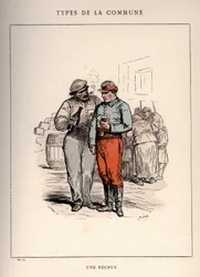 Commune de Paris : costume de UNE RECRUE (15) dans "Les Communeux"