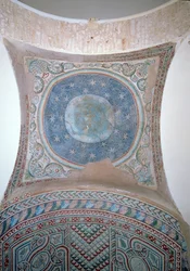 Croix contre le ciel nocturne, décoration de la coupole, Ve siècle