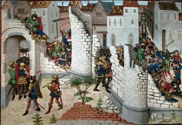 Croisade : la capture de Jérusalem (détail)