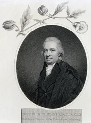 Daniel Rutherford, chimiste et botaniste écossais, début du XIXe siècle