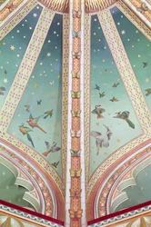 Détail du plafond, Castell Coch, South Wales