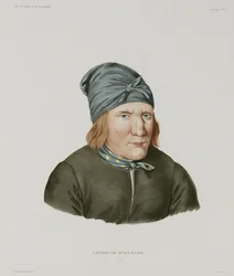 Maladies, Lèpre Femme lépreuse, Islande, début du 19ème siècle
