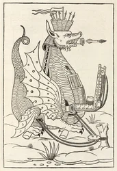 Machine de guerre en forme de dragon
