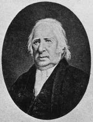 Edward Pease, fabricant de chemins de fer anglais, milieu du 19e siècle