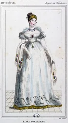 Élisa Bonaparte Baciocchi, c. 1810 (gravure)