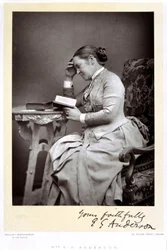 Elizabeth Garret Anderson, médecin, vers les années 1880