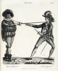 Escrime: la garde espagnole et la garde italienne