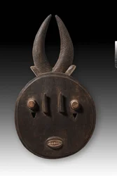 Masque facial, fin des années 1800-début des années 1900
