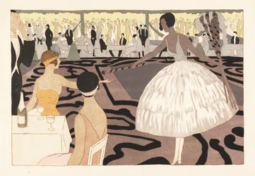 Fête de danse à la mode dans le jardin de Paul Poiret