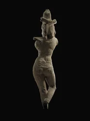 Figure de Venugopala, Inde du Sud, fin de la période Chola / début de la période Vijayanagar, fin du XIIIe / début du XIVe siècle