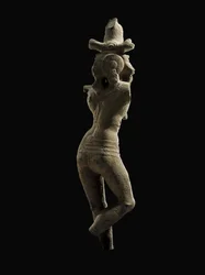 Figure de Venugopala, Inde du Sud, fin de la période Chola / début de la période Vijayanagar, fin 13ème / début 14ème siècle