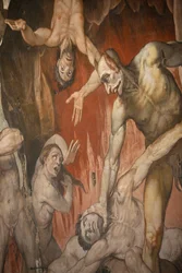 Firenze duomo. Fresque représentant l