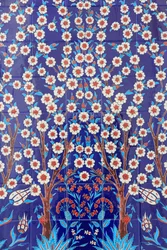 Fleurs. Un des 80 panneaux d