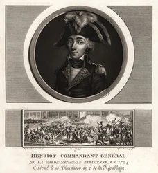 François Henriot, chef jacobin, Commandant Général de la Garde Nationale Parisienne, exécuté en 1794