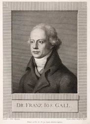 Franz Joseph Gall, anatomiste et phrénologue allemand, vers 1800