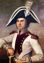 Officier français tué en 1793 pendant les guerres de Vendée au moment de la Révolution française