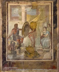 Fresque représentant Thétis dans l