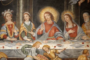 Fresque à la basilique Santa Caterina, Galatina, Italie