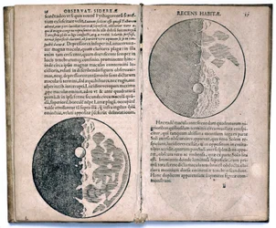 Observations de la Lune par Galilée