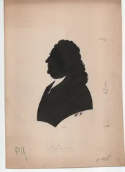George Frideric Handel (1785-1759) (c. 1850, silhouette)