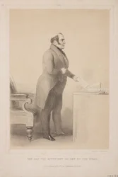 George Hudson, président des chemins de fer anglais