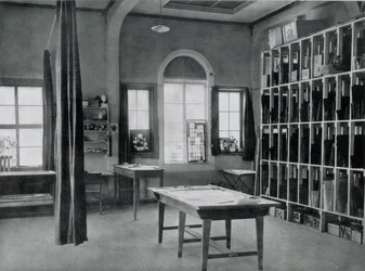 Atelier de peinture sur verre, des ateliers du Bauhaus, Weimar