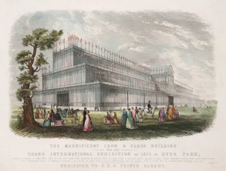 Grande Exposition 1851 Le Palais de Cristal, Londres