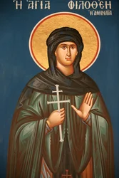 Icône orthodoxe grecque, Thessalonique, Grèce