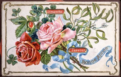 Fleurs de bonne année, début du 20e siècle